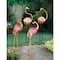 33" Bright Standing Flamingo Looking Back